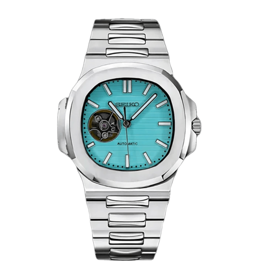 Seiko Mod Nautilus Tiffany Open Heart