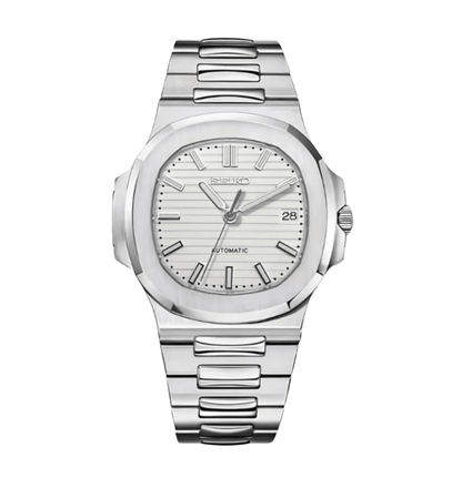 Seiko Mod Nautilus White