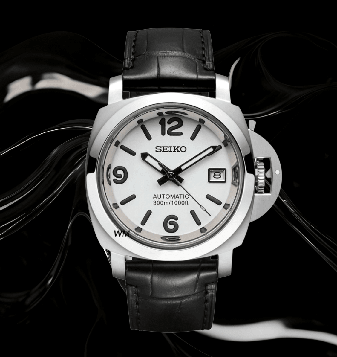 Seiko Mod Paneiko Black White