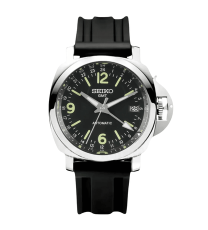 Seiko Mod Paneiko GMT Black