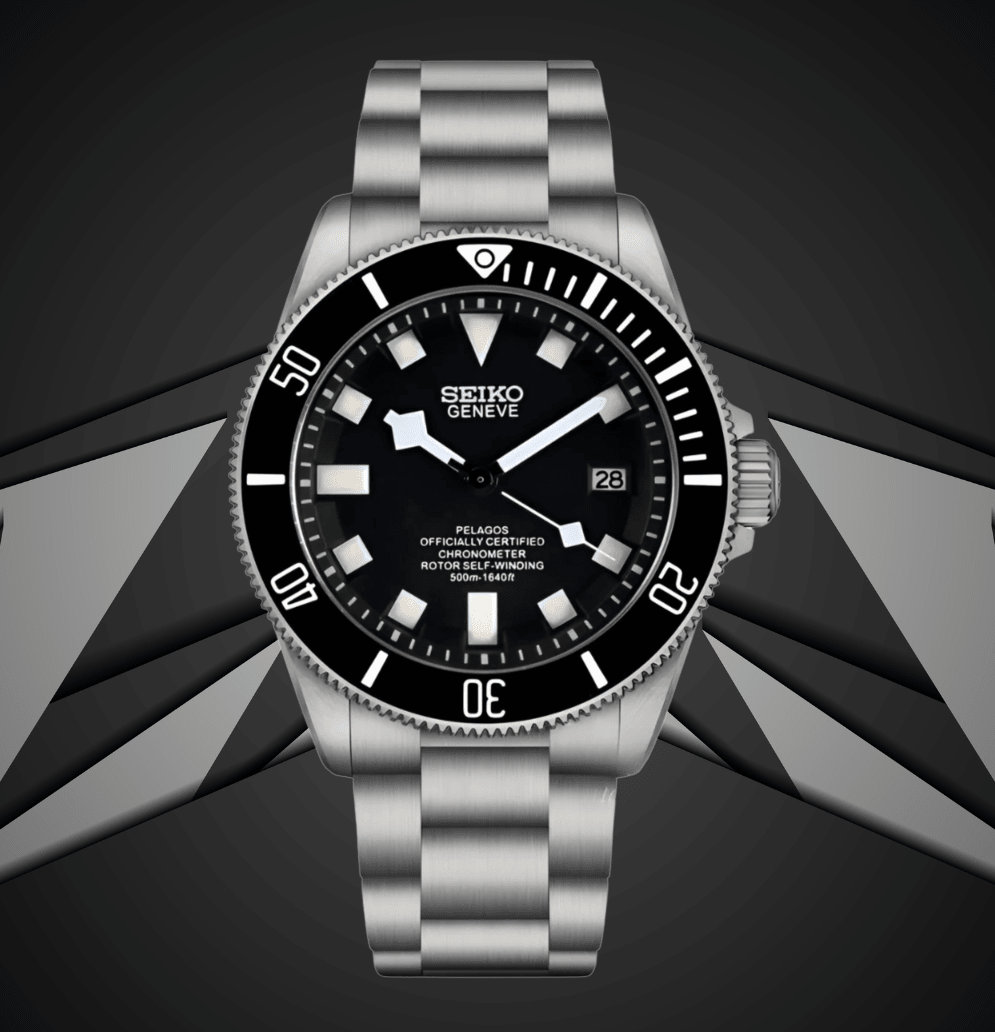 Seiko Mod Pelagos Black