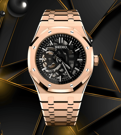 Seiko Mod Royal Oak RG Skeleton