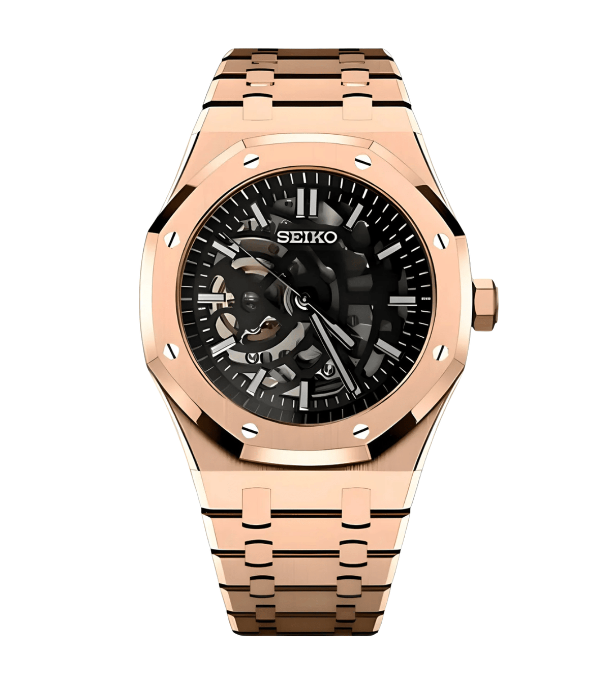 Seiko Mod Royal Oak RG Skeleton