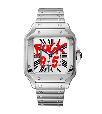 Seiko Mod Santos "9-5" White