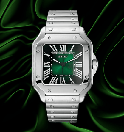 Seiko Mod Santos Green