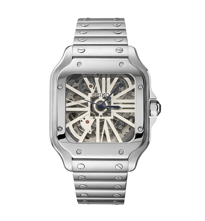 Seiko Mod Santos Skeleton