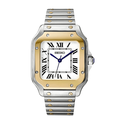 Seiko Mod Santos Two-tone Gold