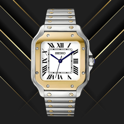 Seiko Mod Santos Two-tone Gold
