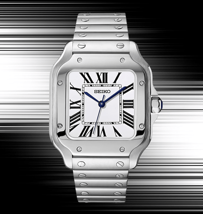 Seiko Mod Santos White