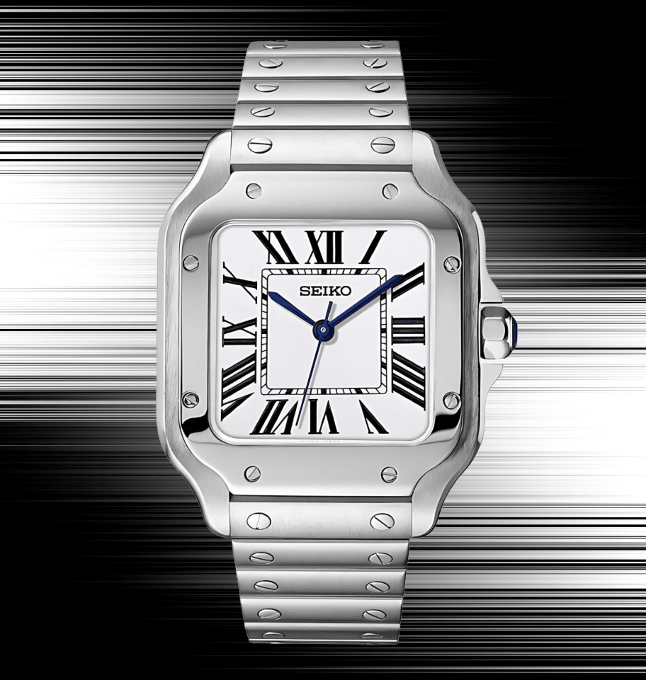 Seiko Mod Santos White