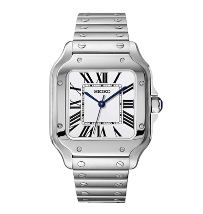 Seiko Mod Santos White