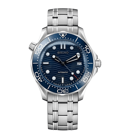 Seiko Mod Seamaster Blue