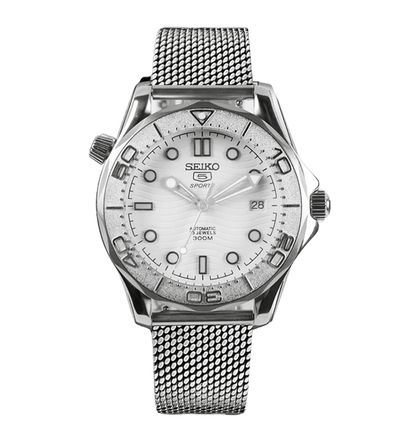 Seiko Mod Seamaster White
