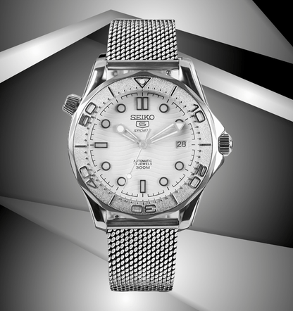 Seiko Mod Seamaster White