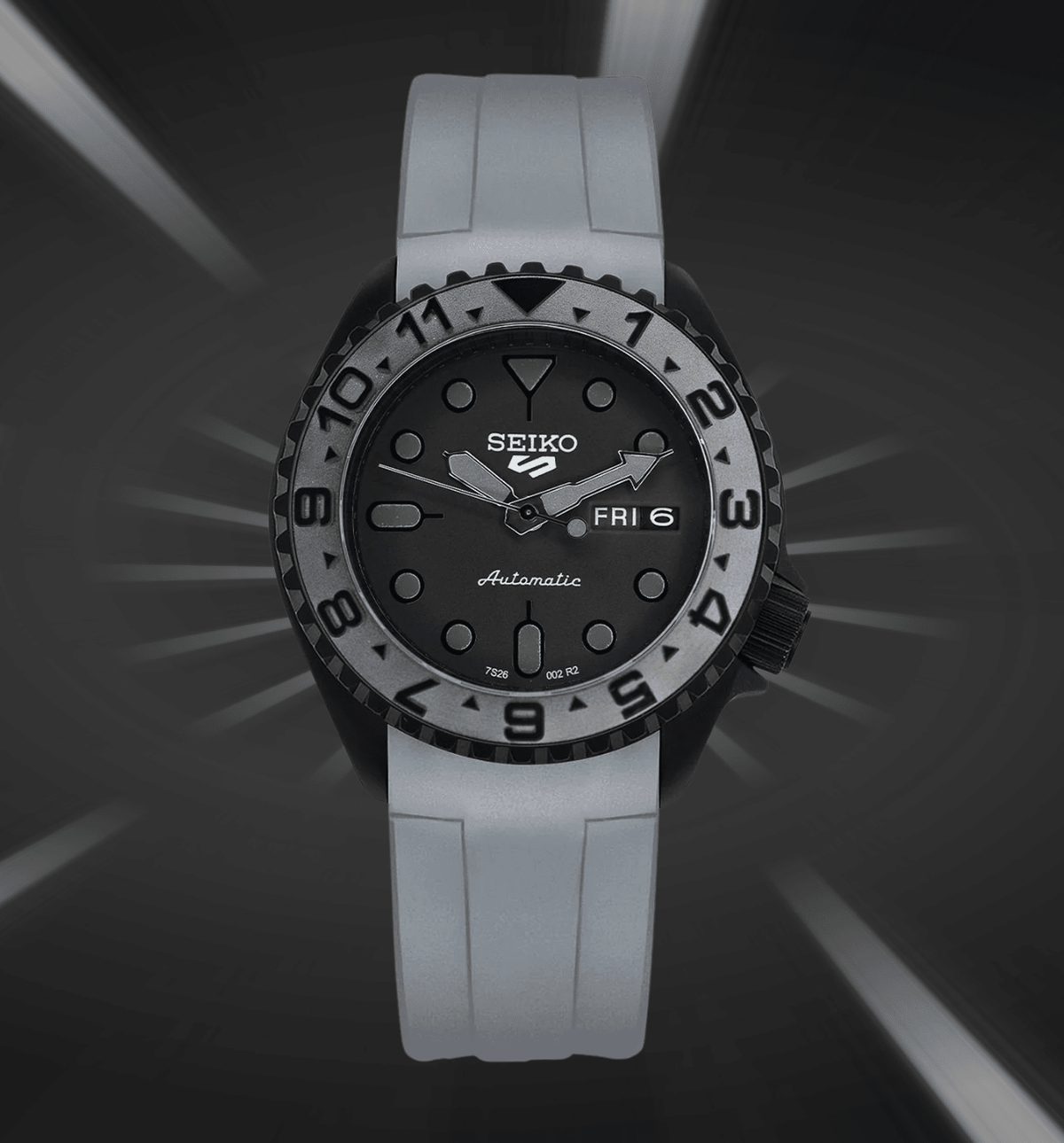 Seiko Mod SKX007 Black Gray