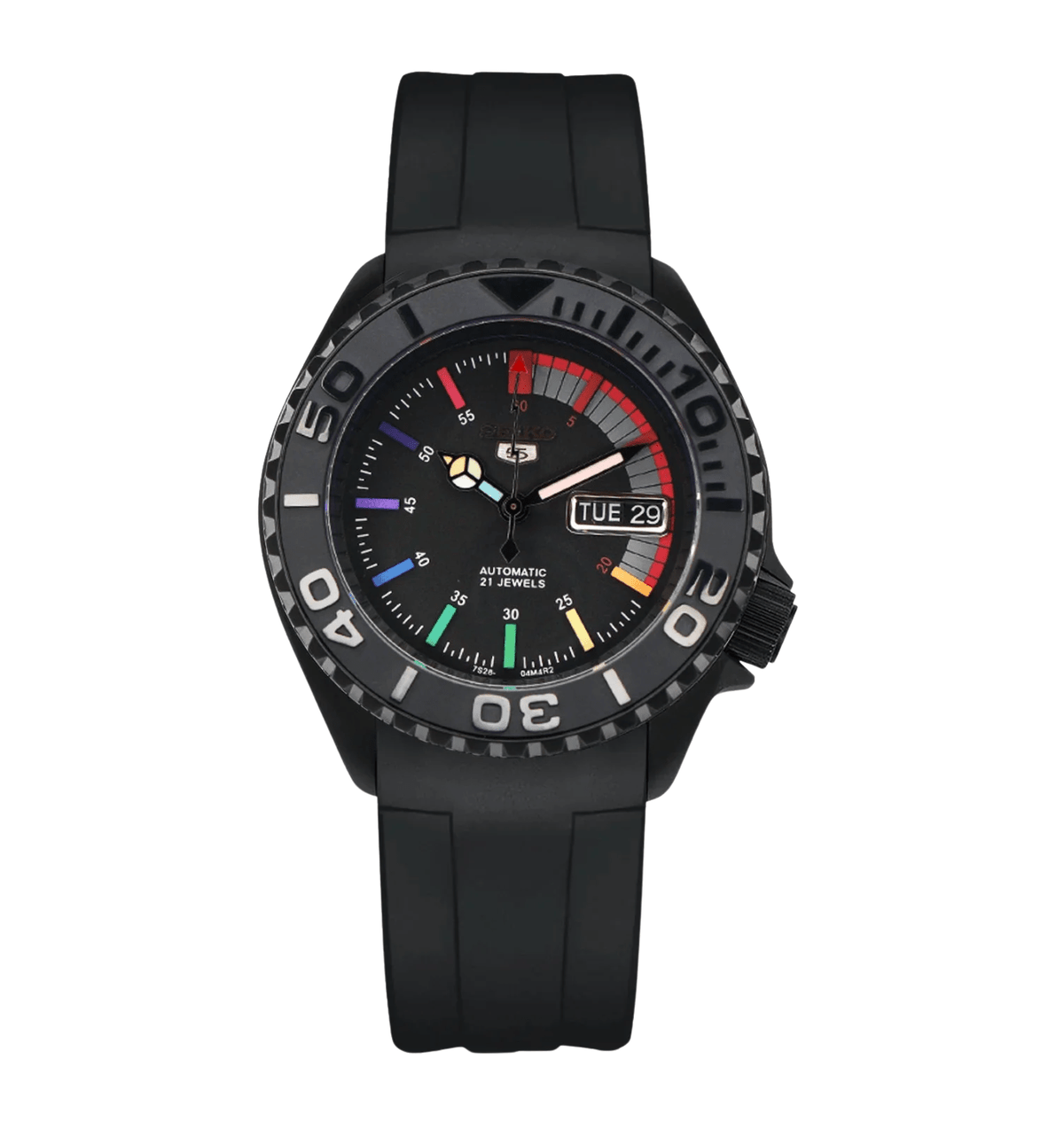 Seiko Mod SKX007 Black Rainbow