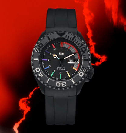 Seiko Mod SKX007 Black Rainbow