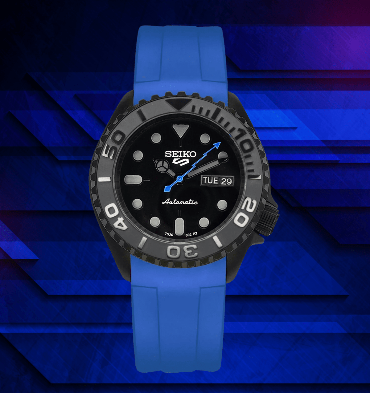 Seiko Mod SKX007 Blue