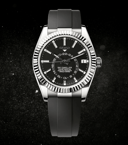 Seiko Mod Sky-Dweller Black