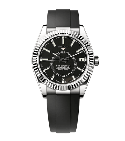 Seiko Mod Sky-Dweller Black