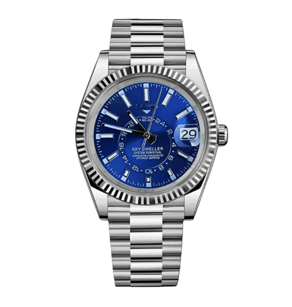 Seiko Mod Sky-Dweller Blue