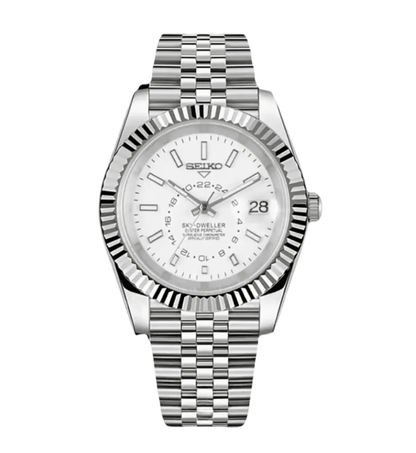 Seiko Mod Sky-Dweller White