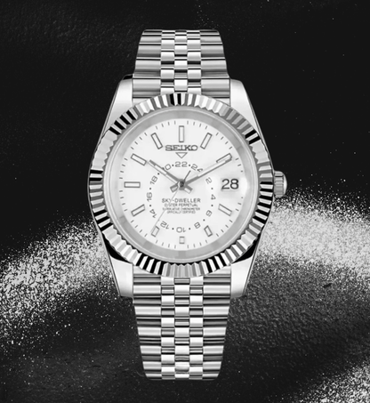 Seiko Mod Sky-Dweller White