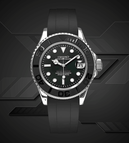 Seiko Mod Yacht Master Black