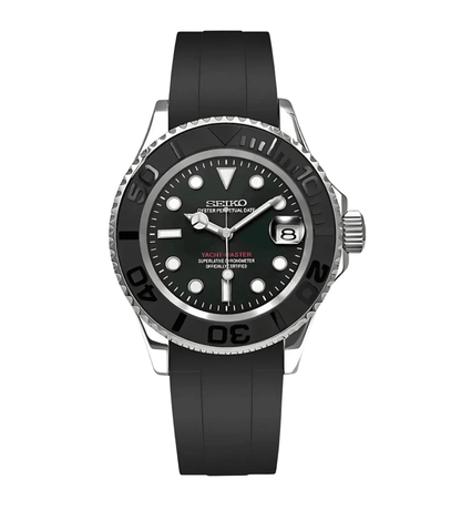 Seiko Mod Yacht Master Black
