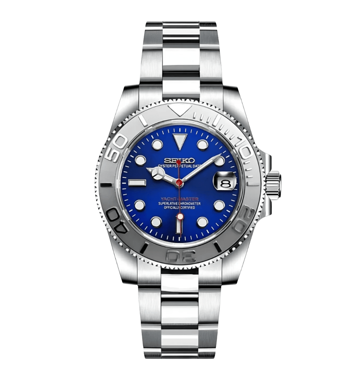 Seiko Mod Yacht Master Blue