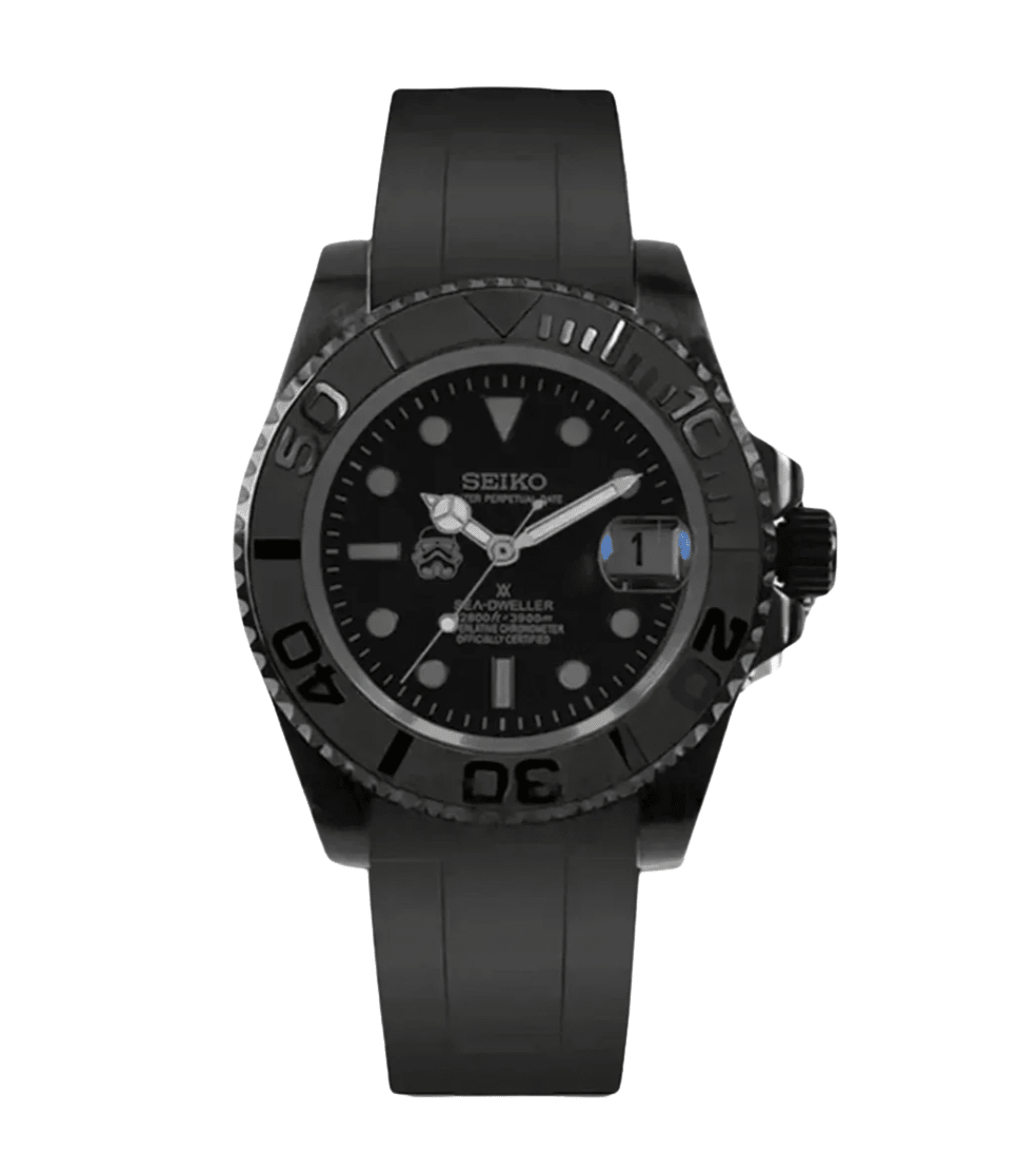 Seiko Mod Yacht Master Star Wars Black